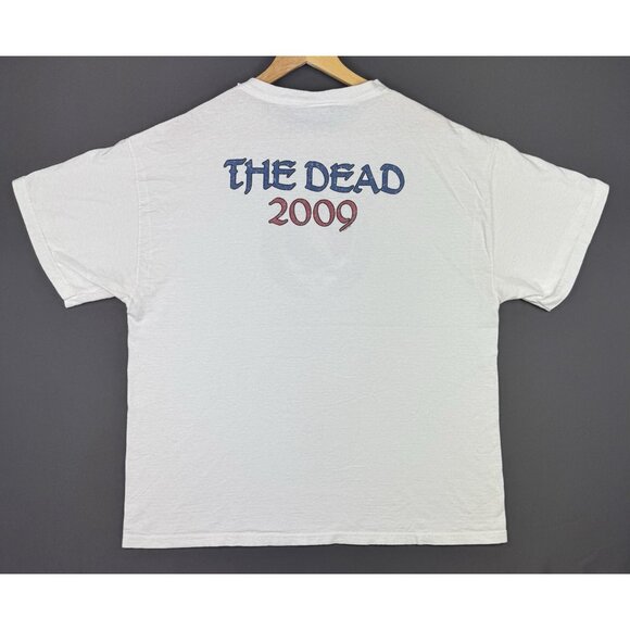Vintage Y2K Grateful Dead Steal Your Face Band Tee Promo Rare Skull White XL Tee - Picture 2 of 16
